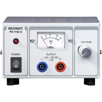 Afbeelding van VOLTCRAFT PS 1152 A Labvoeding, regelbaar 1.5 15 V/DC 1 22.5 W Aantal uitgangen: x