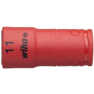 Afbeelding van Wiha 43088 Inbussleutel 1/4 inch 11 zeskant geïsoleerd, rood