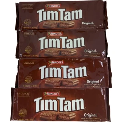 Afbeelding van Tim Tam Chocolat originele koekjes, 200 g, 4 stuks