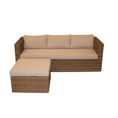 Afbeelding van Bari loungeset rattan grey Eurofleur Aanbieding