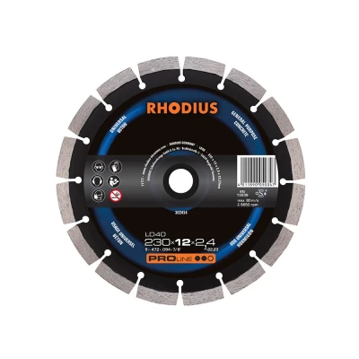 Afbeelding van Rhodius 394138 LD 40 Diamanten doorslijpschijf Diameter 230 mm 1 stuk(s)