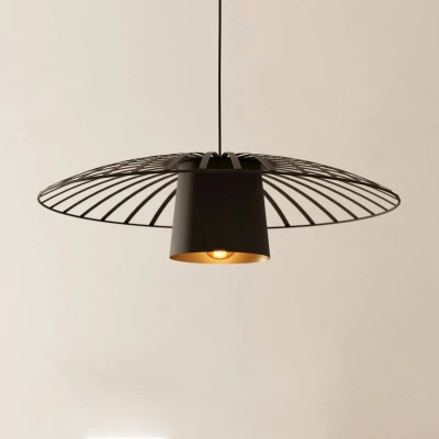 Afbeelding van EGLO Felixkirk Hanglamp E27 Ø 57 cm Zwart/Goud Staal