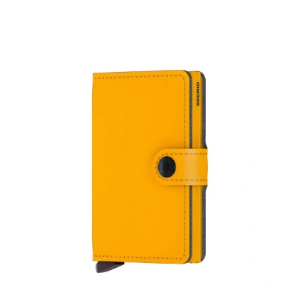 Afbeelding van Secrid Miniwallet portemonnee Yard Powder ochre Dames