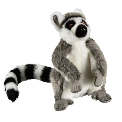 Afbeelding van Freek Vonk x BRESSER Knuffeldier Baki de Ringstaartmaki Gevuld met Gerecycled Materiaal