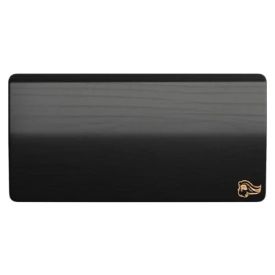 Image de glorious pc gaming race maus handballenauflage, holz schwarzbr noir