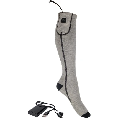 Afbeelding van HKM Sokken Keep Warm Grijs/Zwart