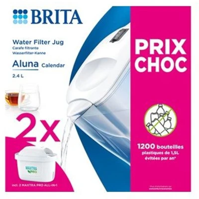 Afbeelding van BRITA Aluna Kalender 2 maanden MAXTRA PRO witte filterkan 2,4L
