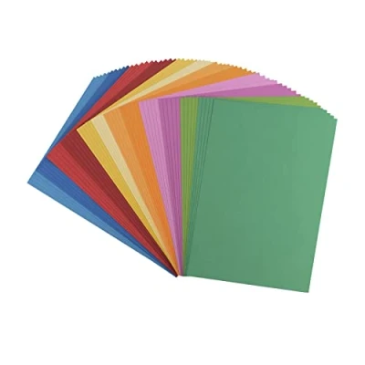 Image de Vaessen Creative Florence Papier Cartonné, Couleurs Primaires, 216g, 12x5 Feuilles, Surface Lisse, pour Peindre, Scrapbooking, Cartographie, Perforatrice et Plus, Multi, DIN A4