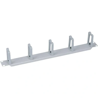 Afbeelding van LogiLink OR104G 19 inch Kabelvoering voor patchkast 1 HE Grijs