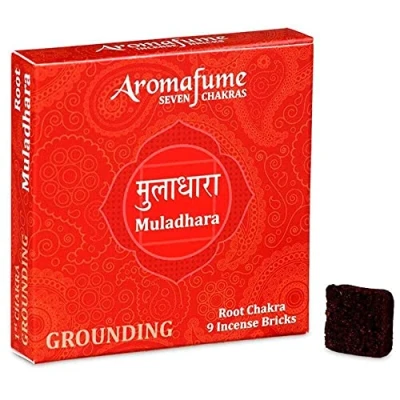 Afbeelding van Aromafume 1e Chakra wierookblokjes
