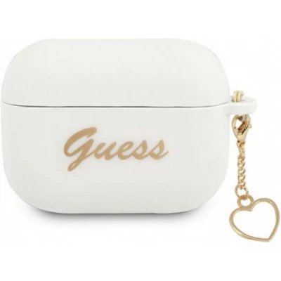 Afbeelding van Guess Heart Silicone Case Geschikt voor Apple Airpods Pro (1e Gen) Wit
