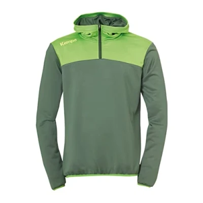 Afbeelding van Kempa Emotion 2.0 Hoody met 1 4 Rits Dragon Groen Hope Maat M