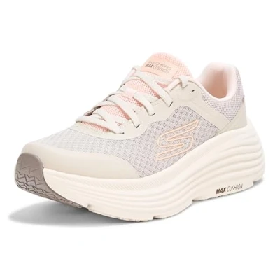 Afbeelding van Skechers MAX Cushioning Endeavour Sneakers laag, Dames, Maat: 41, Beige Textiel/ synthetisch