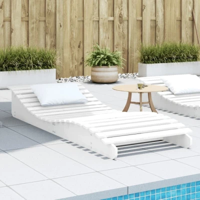 Afbeelding van Ligbed 205x80x31,5 cm massief grenenhout wit