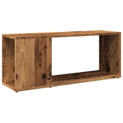 Afbeelding van vidaXL Tv meubel 80x24x32cm bewerkt hout oud houtkleurig