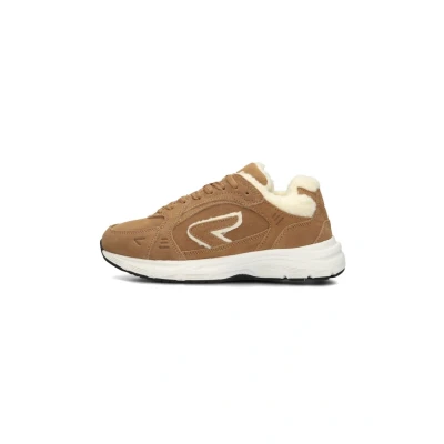 Afbeelding van HUB Target Sneakers Dames Cognac Maat 40