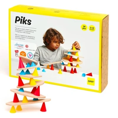 Image de Jeu créatif en bois Piks Oppi Petit 24 pièces
