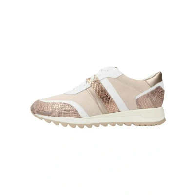 Afbeelding van Geox D Tabelya Sneakers voor dames, wit/roodgoud