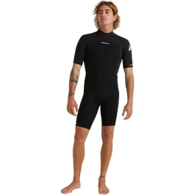 Afbeelding van Quiksilver Prologue Springsuit Wetsuit, Heren, Maat: LS, Black