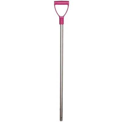 Afbeelding van Schop steel alum. + handvat pink 28x105cm