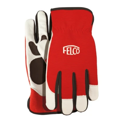 Afbeelding van Felco 702 Werkhandschoenen Ro/wi Koeienleder maat S