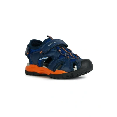 Afbeelding van Geox Borealis Outdoorsandalen voor kinderen, Maat: 41, Royal orange Kunststof/ textiel
