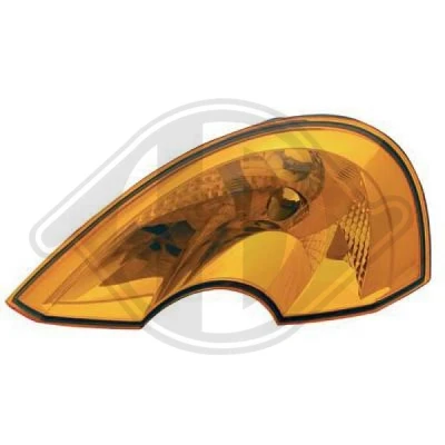 Afbeelding van DIEDERICHS 4405071 Knipperlichten Oranje Links voor Zonder lamphouder RENAULT: Modus / Grand