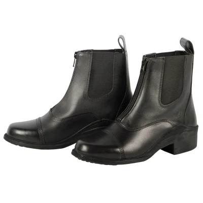 Image de Harry&#039;s Horse Jodhpurs Zipper Cuir Noir EU 40