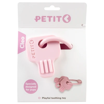 Afbeelding van Ebi Petit Kauwspeeltje Cleo 8x6.5x1 cm Hondenspeelgoed Roze