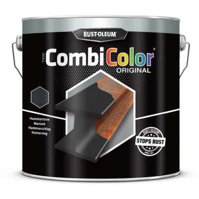Afbeelding van Combicolor Hamerslag Zwart 7376 Verpakking: 25 liter
