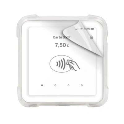Afbeelding van Mobilis Schermbeschermer voor betaalstation onbreekbaar en antischok, IK06 folie transparant