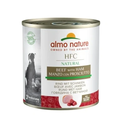 Afbeelding van Voordeelpakket Almo Nature Classic 12 x 280 g / 290 Hondenvoer Rund met ham (290 g)