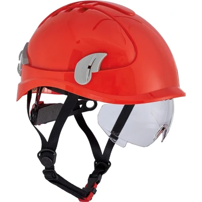 Afbeelding van Cerva Alpinworker helmet WR gevent High Vis Rood