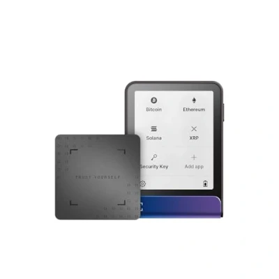 Image de Cryptowallet Ledger Flex™ Bleu Neptune avec Recovery Key incluse