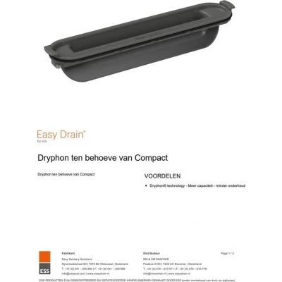 Afbeelding van Easydrain Spacom03 Easy Drain Dryphon Tbv Compact