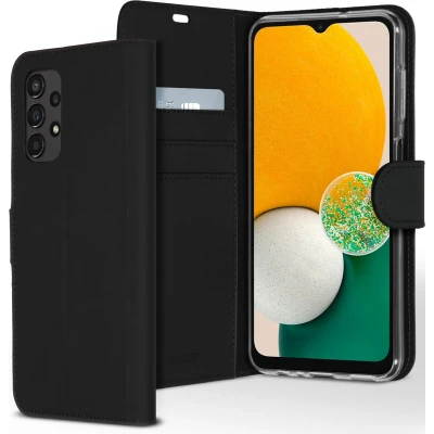 Afbeelding van Accezz Hoesje Geschikt voor Samsung Galaxy A13 (4G) Met Pasjeshouder Wallet Softcase Bookcase Zwart
