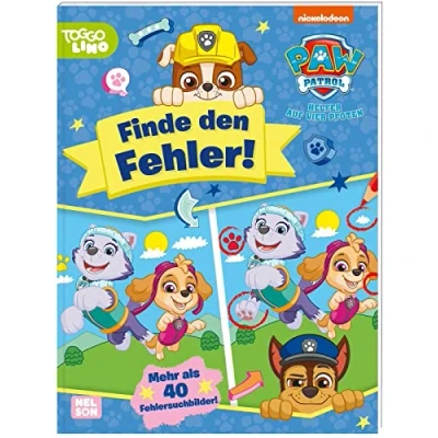 Afbeelding van PAW Patrol Kindergartenheft: Finde den Fehler!