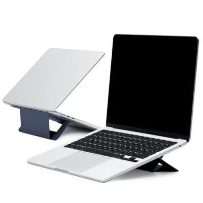 Afbeelding van MOFT Laptopstandaard met 2 verstelbare hoeken 25 en 15, compatibel laptops tot 16 inch, licht ontwerp, draagbaar, praktisch, stabiel