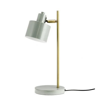 Afbeelding van Dyberg Larsen Ocean tafellamp, olijf, hoogte 43 cm, metaal