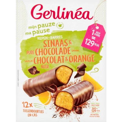 Afbeelding van Gerlinea Repen Sinaas &amp; Pure Chocolade 12ST