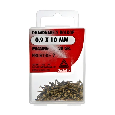 Afbeelding van Draadnagel bk 1,2x15mm mess 200gr Deltafix