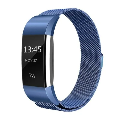 Afbeelding van Fitbit Charge 2 milanese bandje Maat: Small Blauw