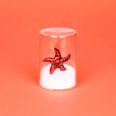Afbeelding van Balvi Zoutvat Zeester Rood Glas