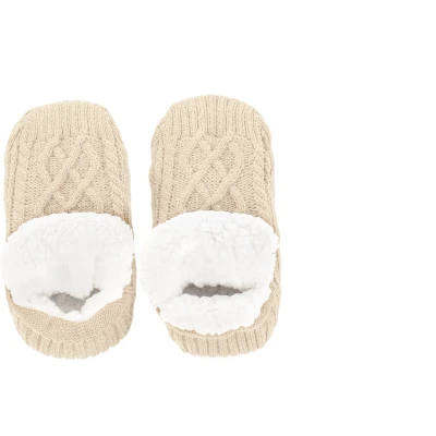 Afbeelding van Tiseco Huissokken COSY 2 paar gebreid sherpa 35/38, ivoor