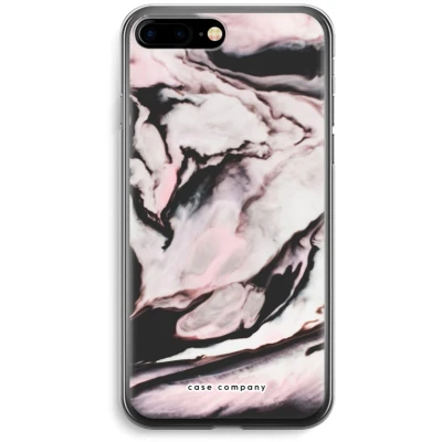Afbeelding van Case Company® hoesje geschikt voor iPhone 7 PLUS Roze stroom Soft Cover Telefoonhoesje Bescherming aan alle Kanten en Schermrand