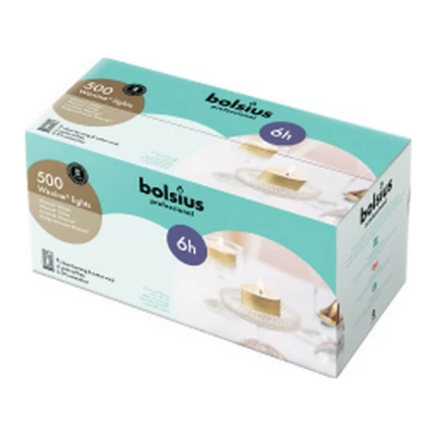 Afbeelding van Bolsius Waxine Lichtje 500stuks