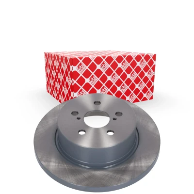 Afbeelding van FEBI BILSTEIN 184658 Remschijf Achteras 274 10 5 100 volledig Gecoat TOYOTA: Yaris IV