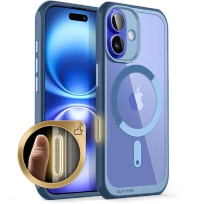 Afbeelding van Supcase UB Geschikt voor iPhone 16 hoesje MagSafe Blauw