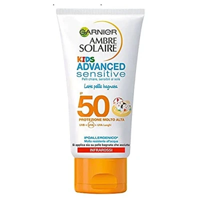 Afbeelding van Garnier Ambre Solaire Zonnebrand Kids Advanced Sensitive SPF 50 150 ml