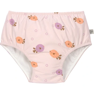 Afbeelding van Lässig Zwembroekje met luier Splash &amp; Fun Fish light pink, 19 24 mnd. Maat 92